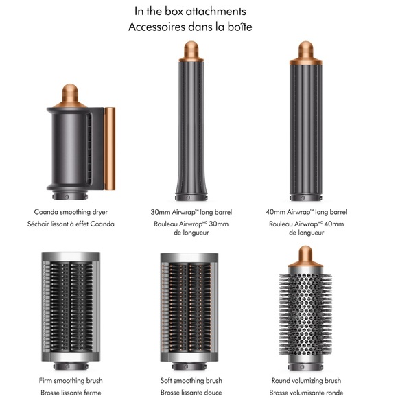 Dyson Airwrap™ multi-styler and dryer Complete Long (Copper/Nickel) - Picture 3 of 3